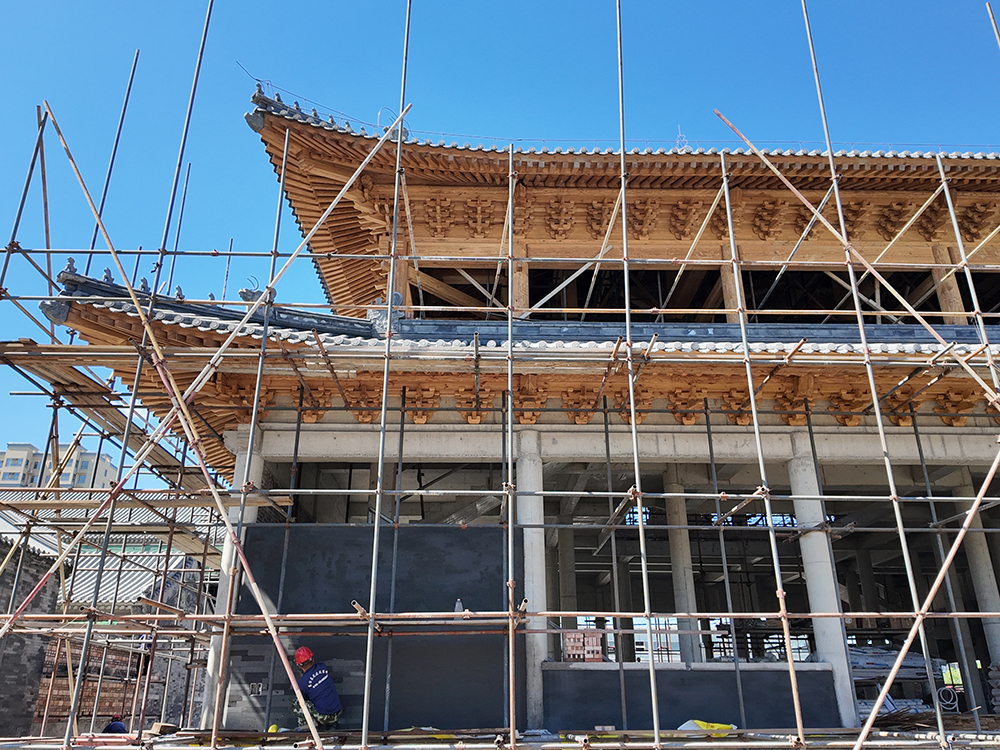 木结构重檐屋顶